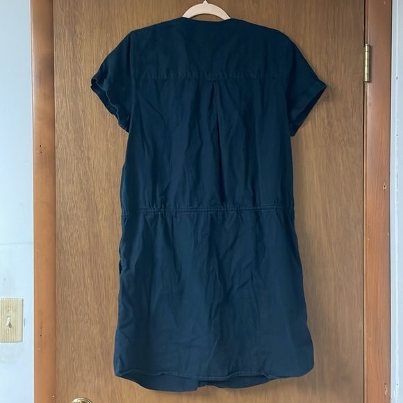 Banana Republic size 14 black button down with waist tie dress - Picture 9 of 9